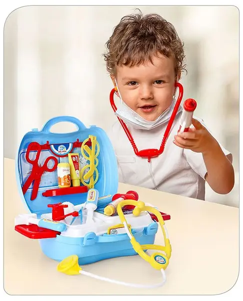 Babyhug Hello Doctor Suitcase Playset - 21pieces