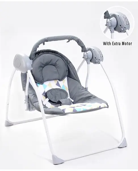 Babyhug Galaxy Electric Swing with Remote - Multicolour