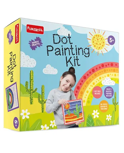 Funskool Dot Painting Kit - Multicolor