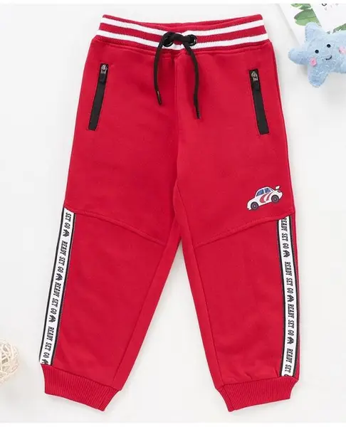 Babyhug Full Length Lounge Pants - Red
