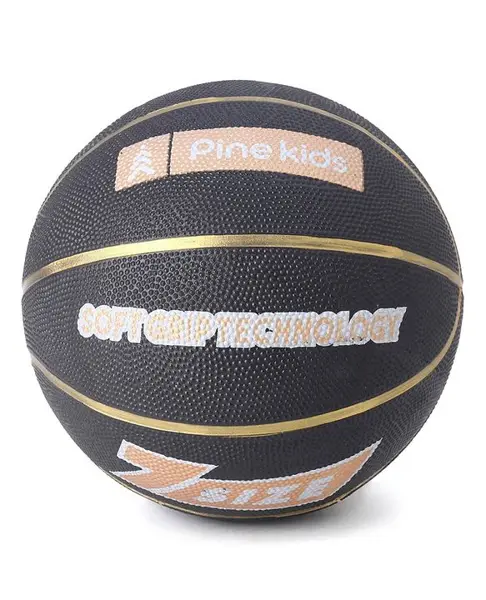 Pine Kids Size 7 Basketball - Black