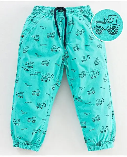 Simply Premium Cotton Full Length Jogger - Green