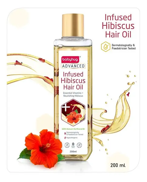 Babyhug Advanced Infused Hibiscus Hair Oil- 200 ml