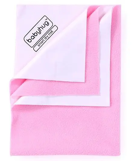 Babyhug Smart Dry Bed Protector Sheet Small - Pink