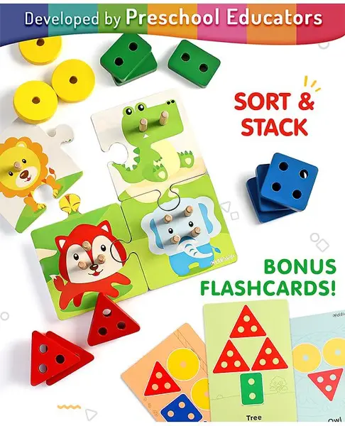 Intelliskills Sorter & Stacker - 18 Pieces