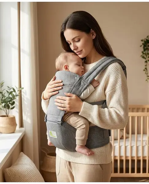 R for Rabbit Upsy Daisy Cool Baby Carrier cum Kangaroo Bag  Ergonomic Baby Carrier  Adjustable Hip Seat Belt  Stylish belt for mothers  Carrier with 4 carry Position for 3 months to 24 m