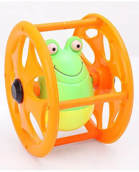 Toyzee Rolling Frogee Toy For Baby (Color and Print may Vary)