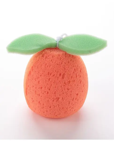 Fruit Shaped BAth Sponge - Orange