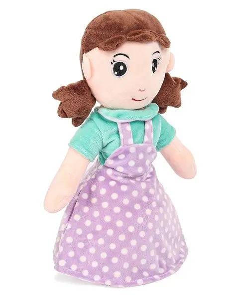 Aarohi Toys Musical Dancing Doll Purple & Green - Height 33 cm