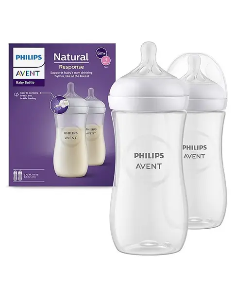 Avent Natural Response 330 ml Baby Feeding Bottle