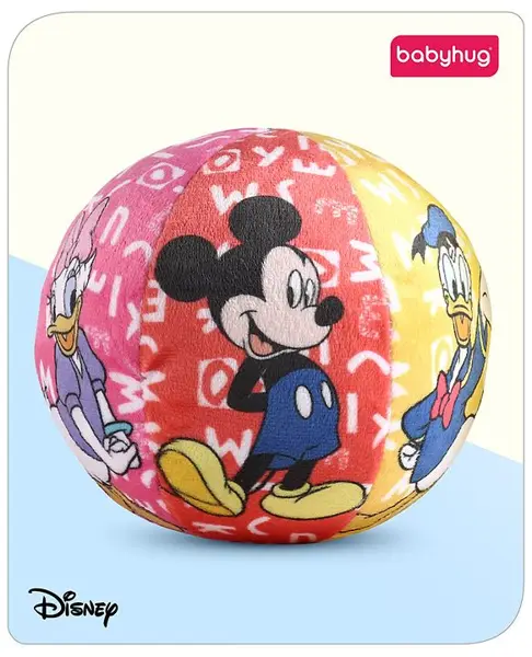 Babyhug Disney Mickey And Friends Printed Ball - Circumference 44 cm