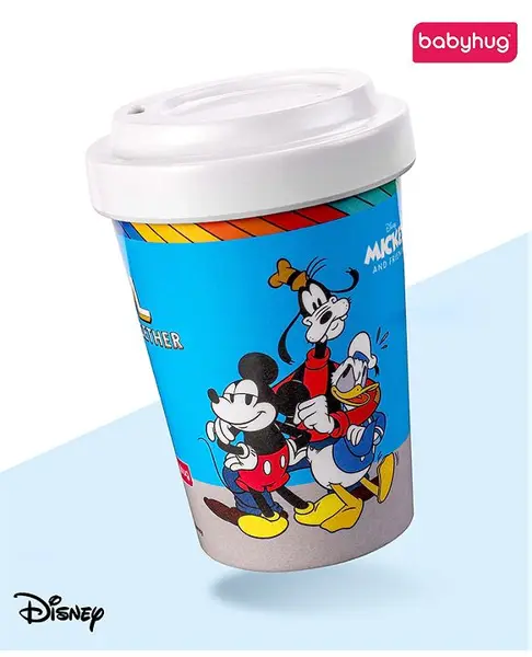 Babyhug Disney Nitro Sipper With Mickey & Friends Theme - 350ml