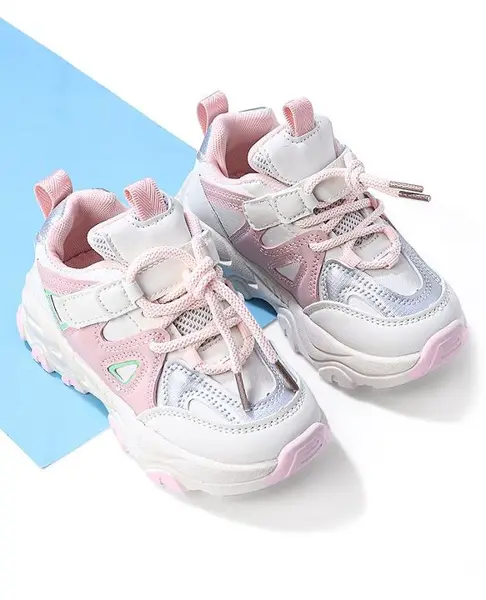 Cute Walk by Babyhug Sneaker Shoes Female Beige/Pink 29