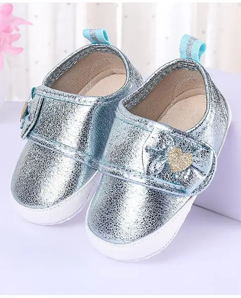 Cute Walk by Babyhug Booties Female Blue 18