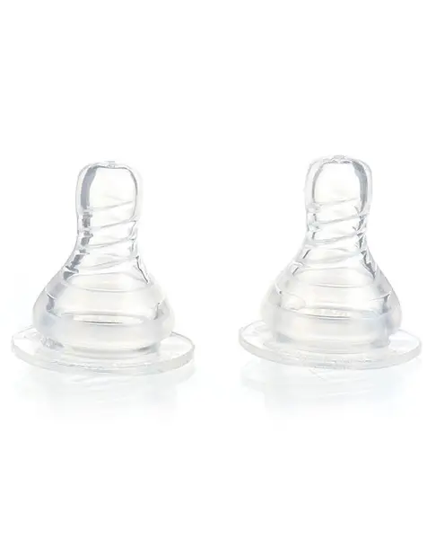 Mee Mee Eazy Flo Silicone Teat Medium Flow - Pack of 2