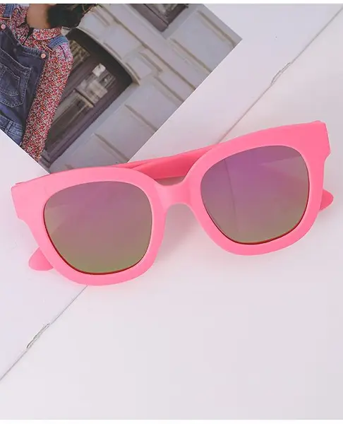 Babyhug Free Size Wayfarer Shaped Sunglasses - Pink