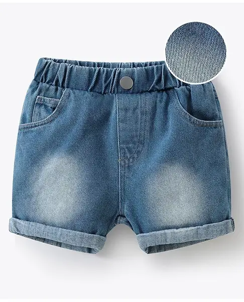 Mark & Mia Cotton Washed Shorts - Blue