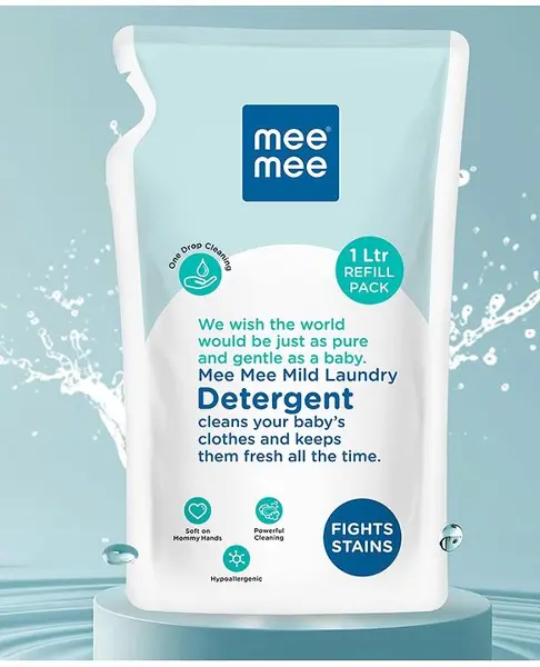 Mee Mee Baby Liquid Laundry Detergent Refill Pack - 1000 ml