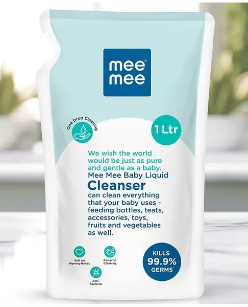 Mee Mee Baby Accesories & Vegetable Liquid Cleanser - 1000 ml