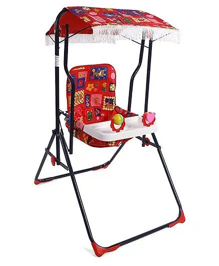 Mothertouch Garden Swing - Red Black