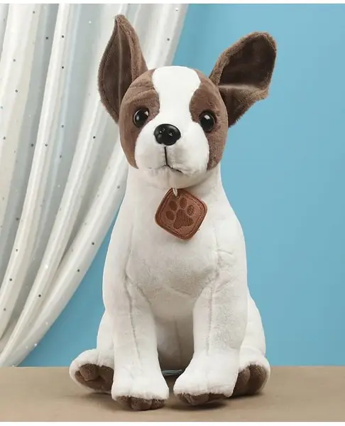Furry Pals Height 35 cm Dog Soft Toy Beige