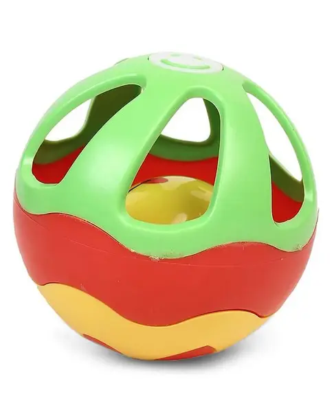 Ratnas Melodious Rattle Ball - Green & Yellow