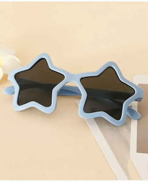 Babyhug Free Size Sunglasses Star Shape - Blue