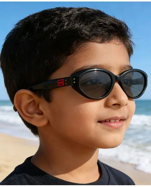 Babyhug TPE Solid Sunglasses For Kids - Black