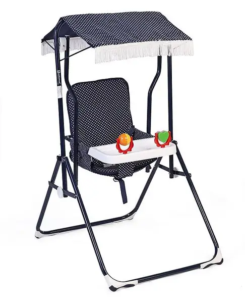 Mothertouch Garden Swing - Navy Blue & White