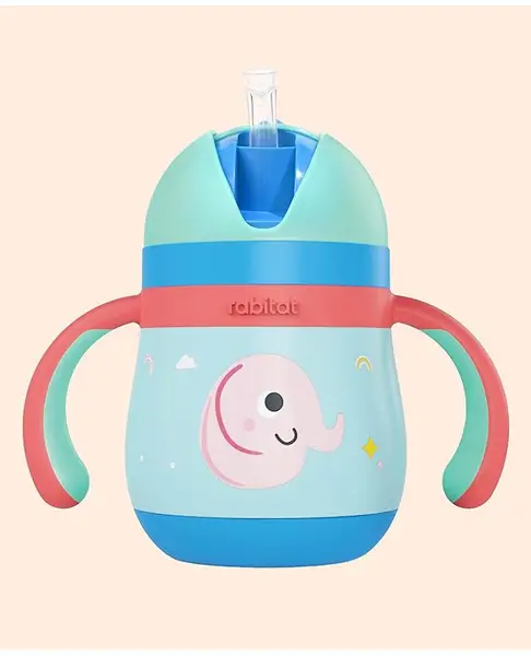 Rabitat Gravity EasyFlow Sipper Tiny Trunk Print - 360 ml