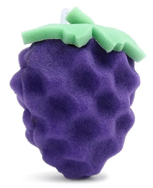 Pine Apple Shape Bath Sponge - Blue Purple Green