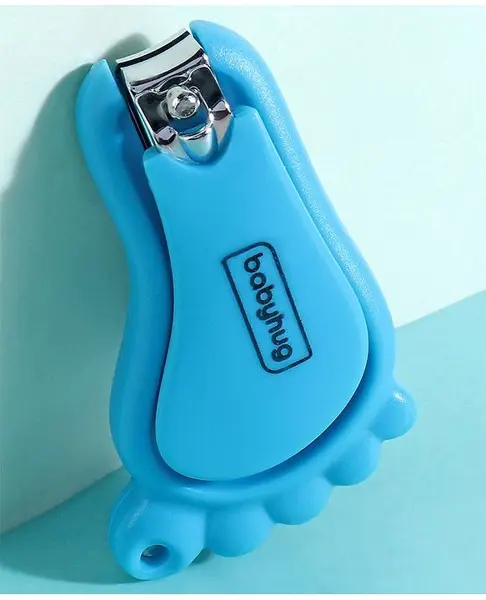Babyhug Foot Shape Nail Clipper - Blue