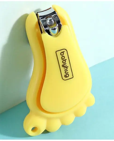 Babyhug Foot Shape Nail Clipper - Yellow