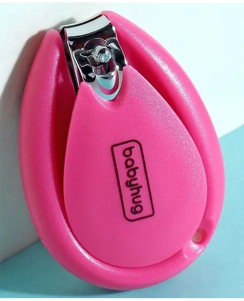 Babyhug Oval Shape Nail Clipper - Pink