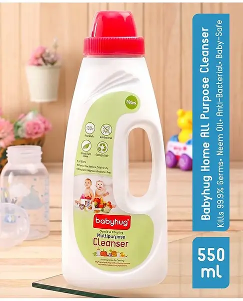 Babyhug Feeding Bottles  Accessories & Vegetables Disinfectant Liquid Cleanser - 550 ml