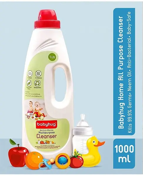 Babyhug Feeding Bottles  Accessories & Vegetables Disinfectant Liquid Cleanser - 1000 ml