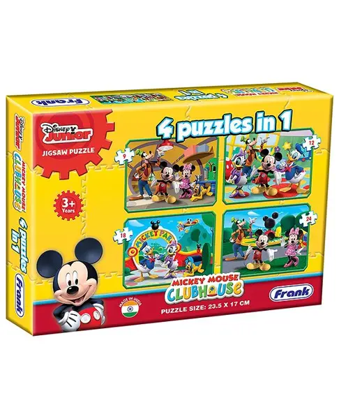 Disney Mickey Mouse Clubhouse 4 In 1 Puzzles