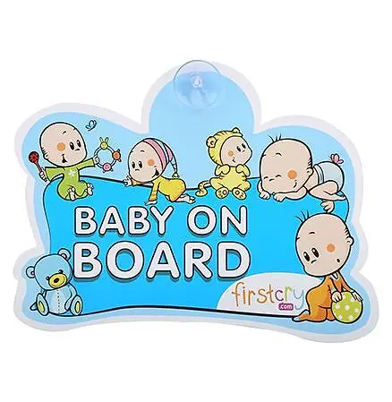 Baby On Board Sign - Blue