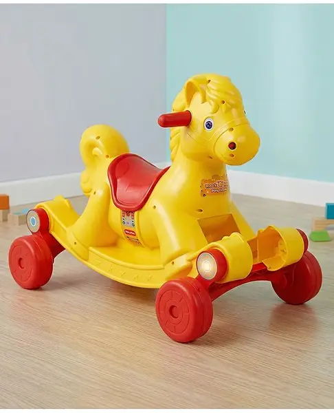 Babyhug Rock O Ride Pony Ride-on - Yellow
