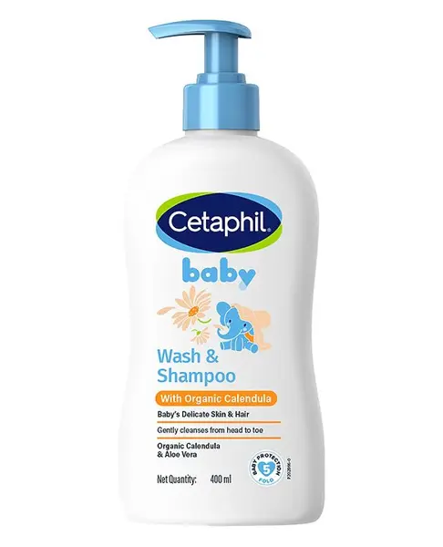 Cetaphil Baby Wash & Shampoo with Organic Calendula 400ml