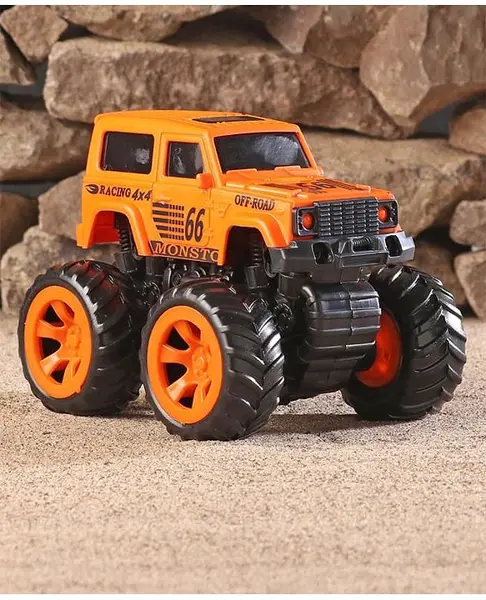 Monsto Friction Monster Truck - Orange