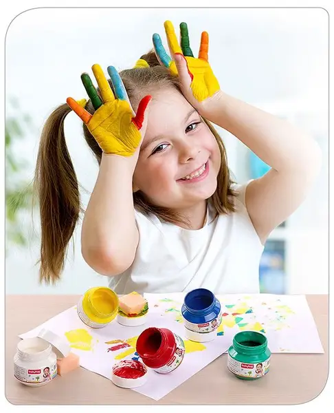 Babyhug Color O Splash Washable Finger Paints -  7 Pieces